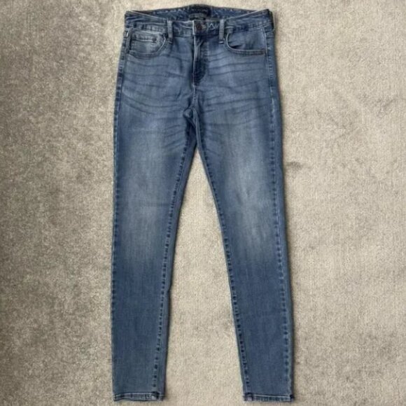 Aeropostale Jeans Womens 12 Long Low Rise Jegging Stretch Denim Skinny Pants - Picture 1 of 4